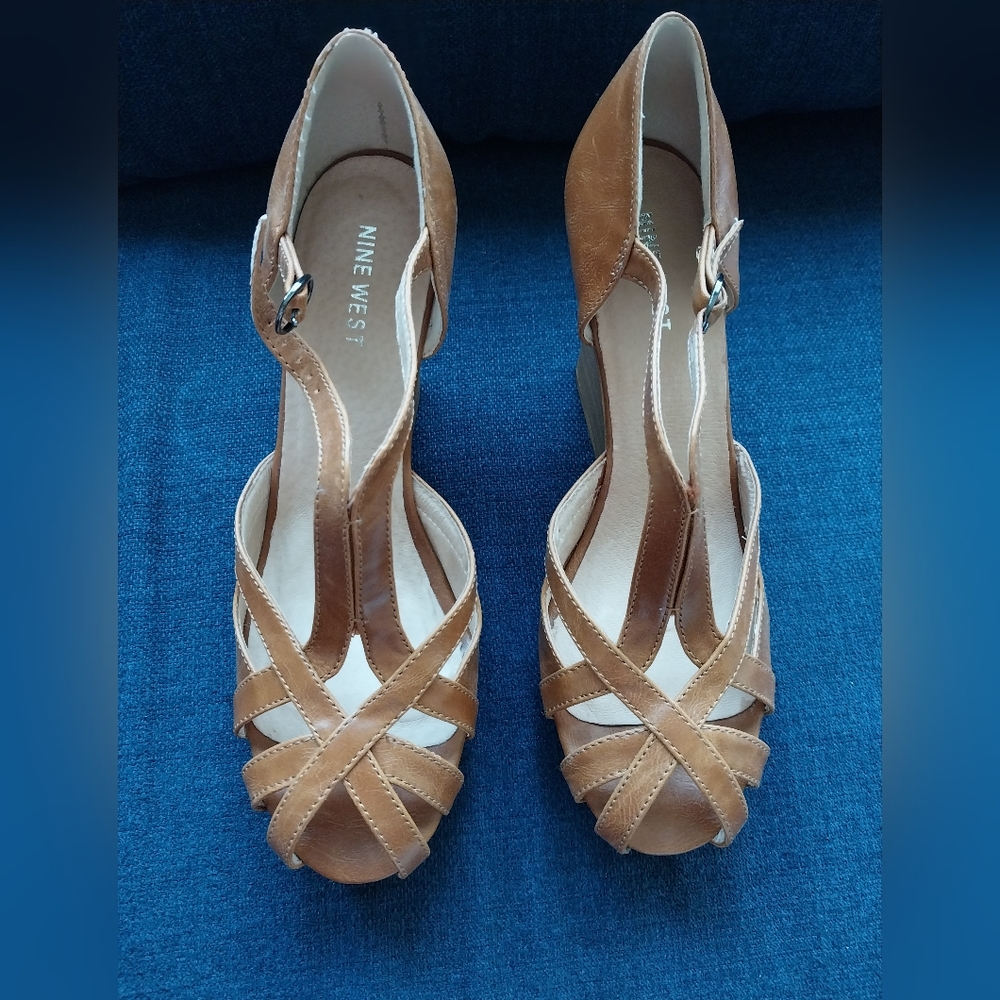 Nine West platform wedges